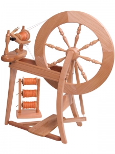 Ashford Traditional Double Drive Spinning Wheel Lacquered - Drop shipped to your home