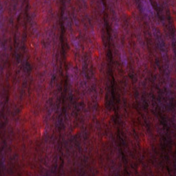 Bewitching Fibers Needle Felting Carded Wool - 1 ounce - Garnet