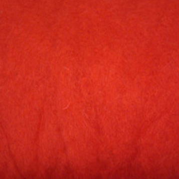 Bewitching Fibers Needle Felting Carded Wool - 8 ounce - Scarlet