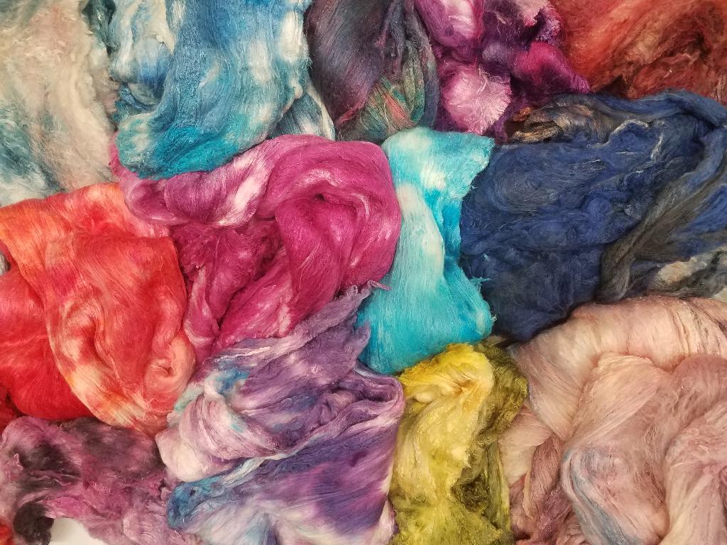 Mulberry Silk Lap by Bewitching Fibers (priced per oz)