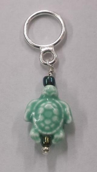 Creative Fiber Artists Individual Stitch Ring Marker - Light Turtle Creative Fiber Artists Individual Stitch Ring Marker - Light Turtle