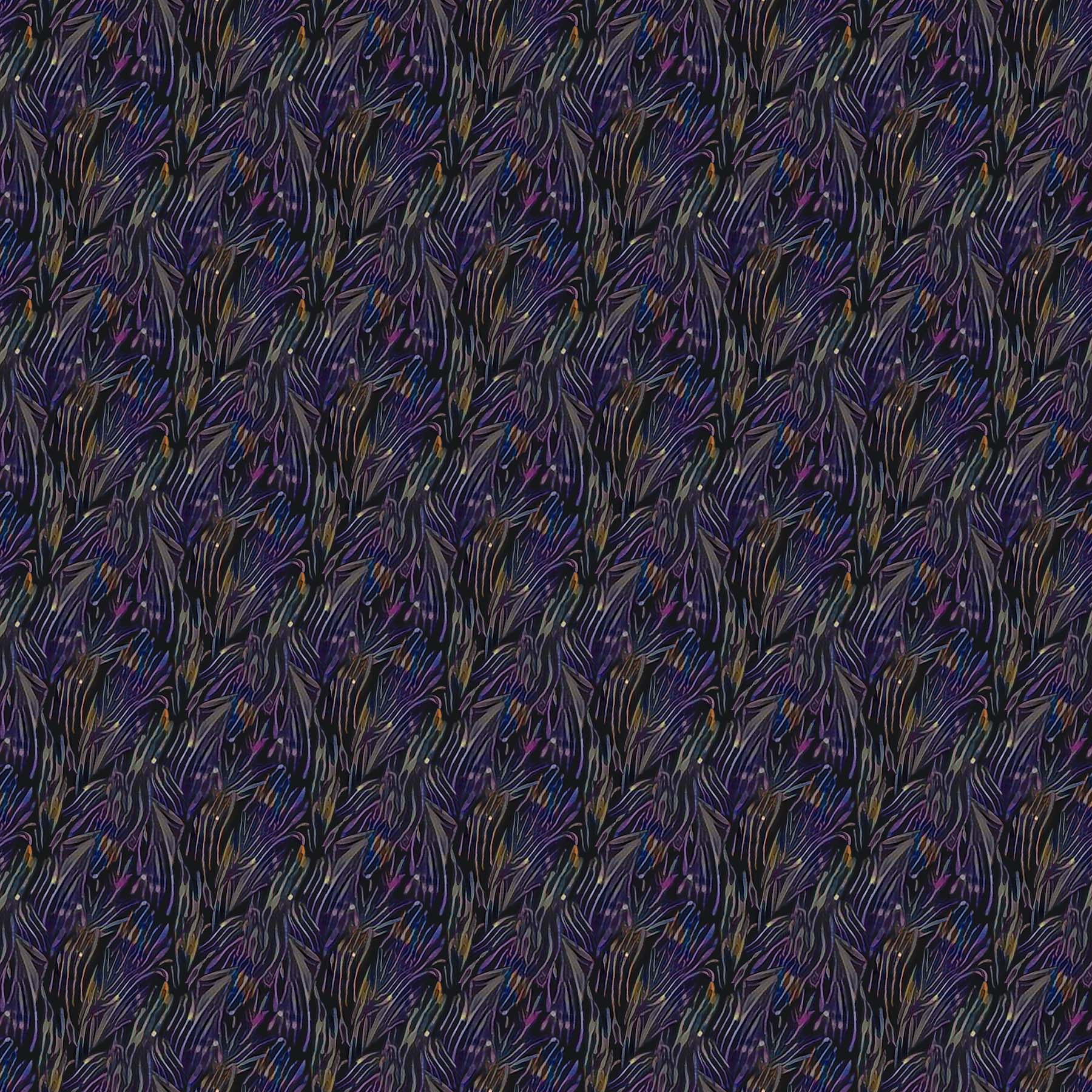 Muse Black Magic Cotton Fabric by Northcott DP23200-99
