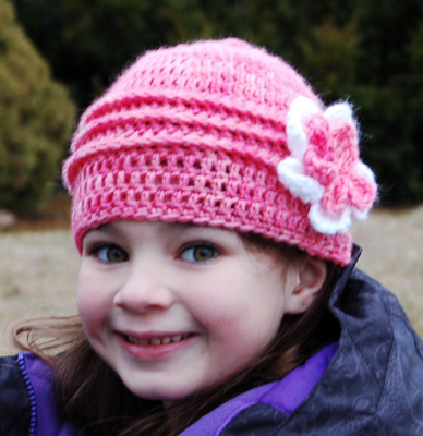 Ivy Brambles Monday Night Crochet Flowered Hat Pattern - ib046 Ivy Brambles Monday Night Crochet Flowered Hat Pattern - ib046