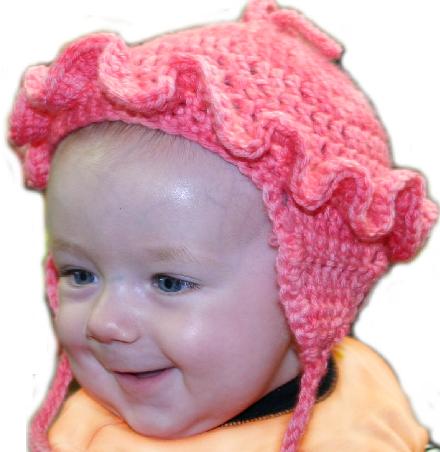 Ivy Brambles Crochet Ruffled Baby Hat Pattern #42 Ivy Brambles Crochet Ruffled Baby Hat Pattern #42