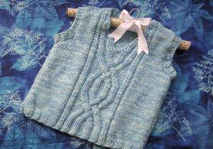 Ivy Brambles Twisty River Vest Pattern by Gina House Ivy Brambles Twisty River Vest Pattern by Gina House