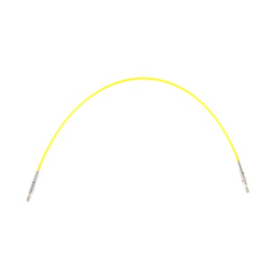 KnitPro Interchangeable Needle Cord 16 inch - Colored Cord - Yellow